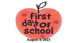 first day of school